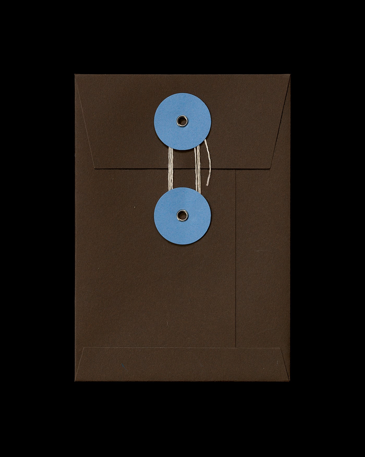 String & Washer Envelope — Bark Brown